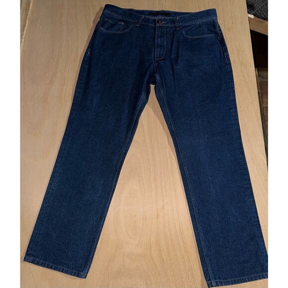 Perry Ellis Mens Jeans Size 38x32 (34x29) Straight Leg Medium Wash - Picture 7 of 10